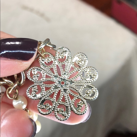 Vintage bracelet with little champ around crystal - Picture 3 of 8